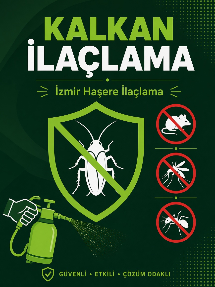 Kalkan İlaçlama İzmir haşere ilaçlama