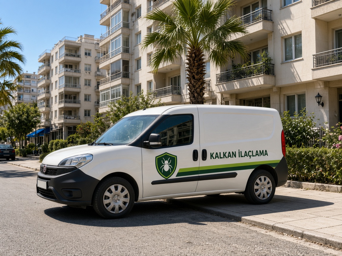 İzmir İlaçlama Kalkan İlaçlama uygulama aracı